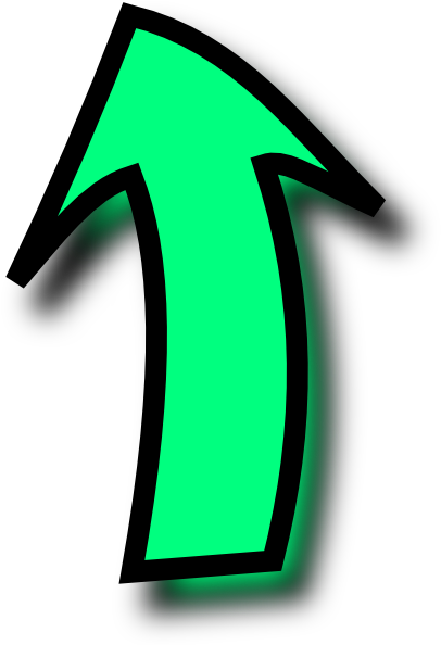 Arrow pointing upward